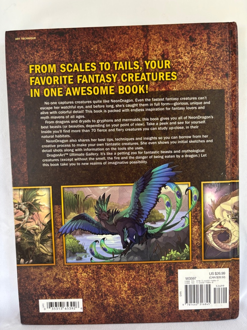 LIKE NEW! DRAGONART ULTIMATE GALLERY HARDCOVER BOOK BY PEFFER - 2012-COLLECTIBLE - Picture 3 of 15